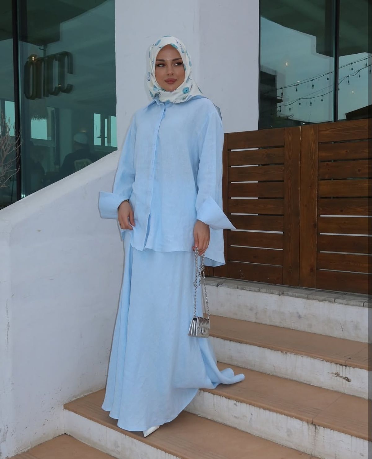 Premium lininis kostiumėlis Lora