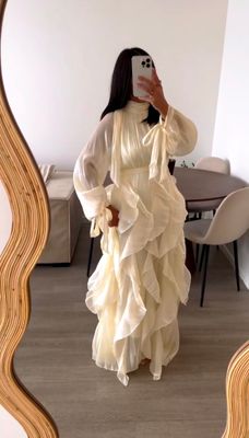 Ivory Whisper Maxi Dress