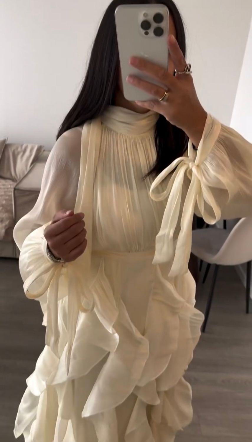 Ivory Whisper Maxi Dress