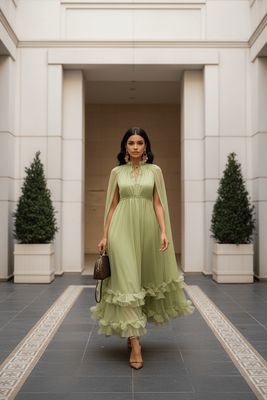 Suknelė Perla pistachio 