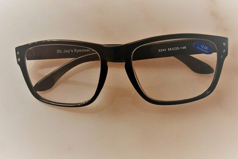 Men Square black eyewear