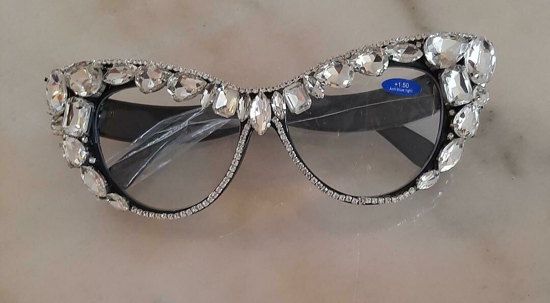 Fancy Clear Cut Glasses
