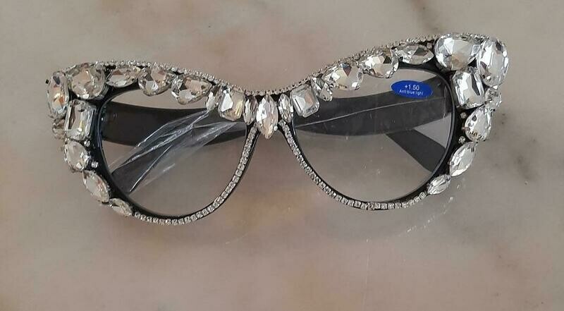 Fancy Clear Cut Glasses