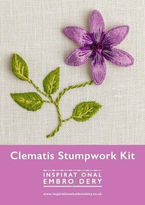 Clematis Stumpwork Kit