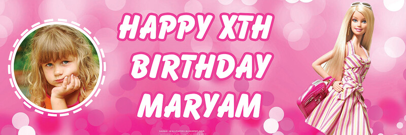 Barbie Birthday Banners