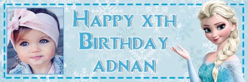 Frozen Birthday Banners