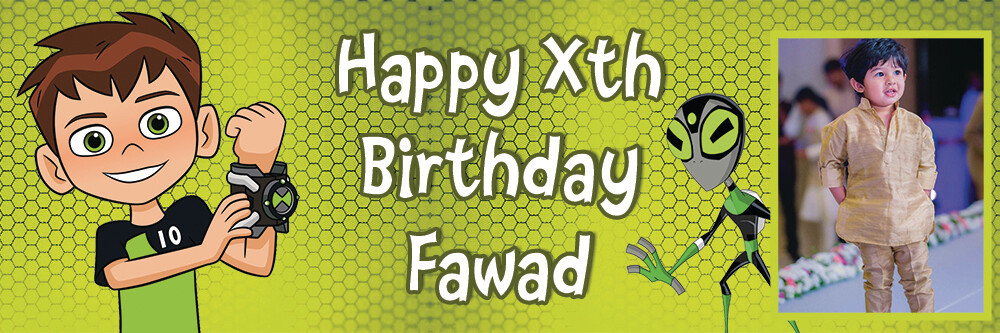 Ben 10 Birthday Banners