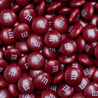 Maroon M&M's