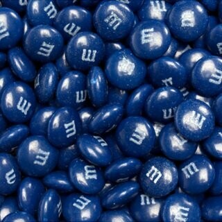 I succumbed to BLUE M&Ms!