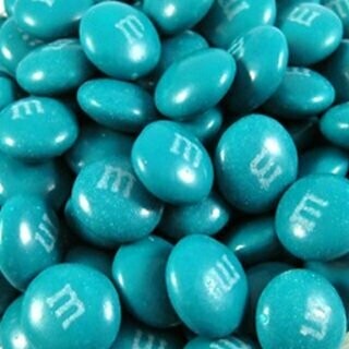 Teal M&M's