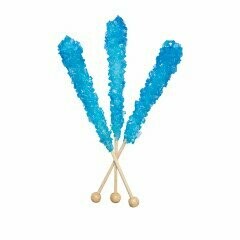 Blue Raspberry Rock Candy Stick