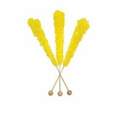 Lemon Rock Candy Stick