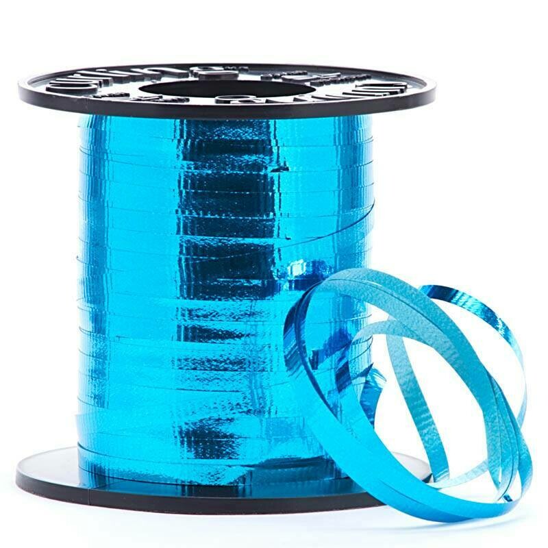 Metallic Turquoise Curling Ribbon