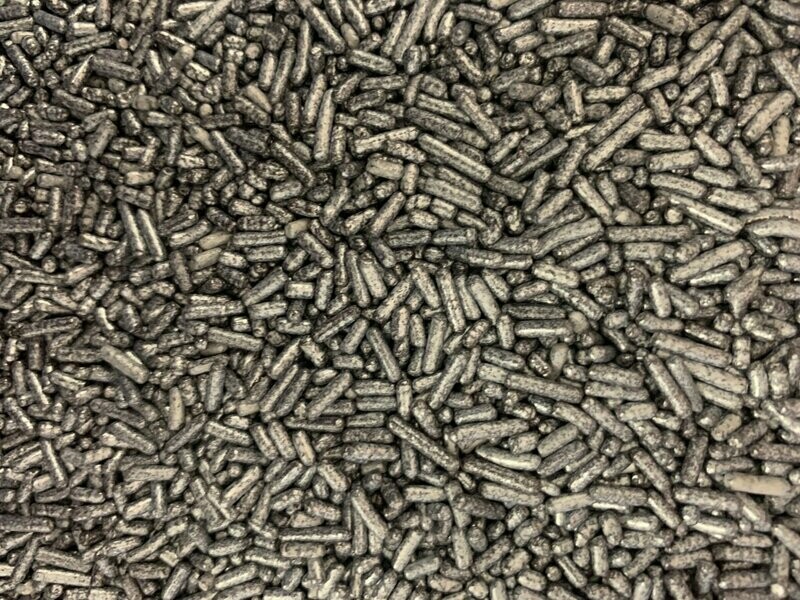 Metallic Silver Jimmies