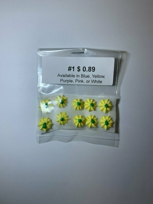 1/2 Inch Flowers