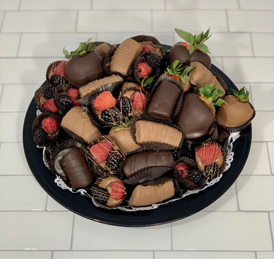 Chocolate Covered Fruit Tray