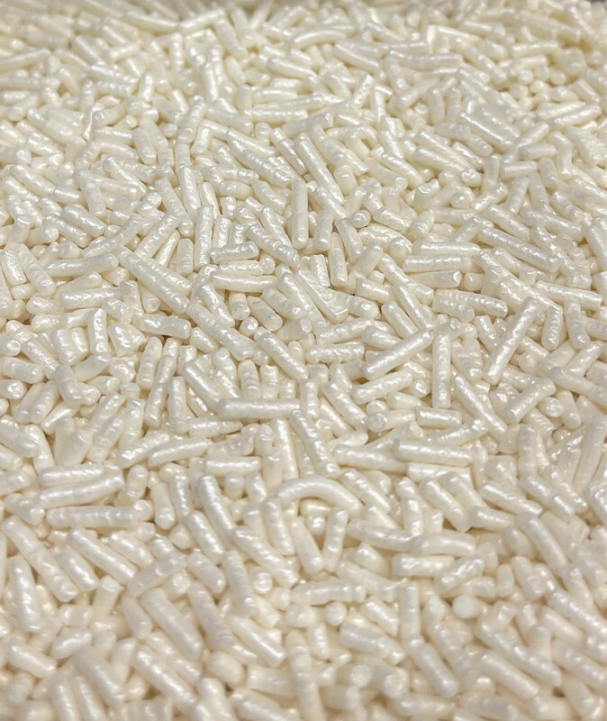 Metallic White Jimmies