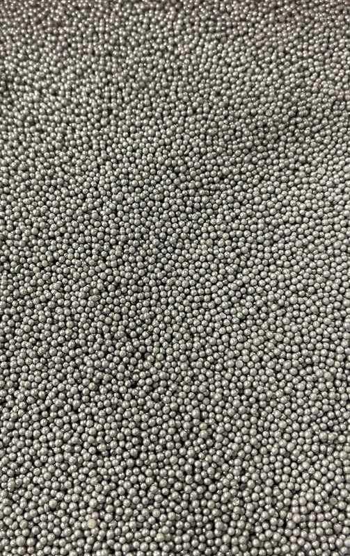 Metallic Silver Nonpareils