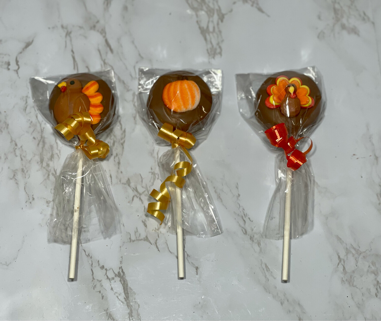 Chocolate Covered Oreos- Thanksgiving Themed