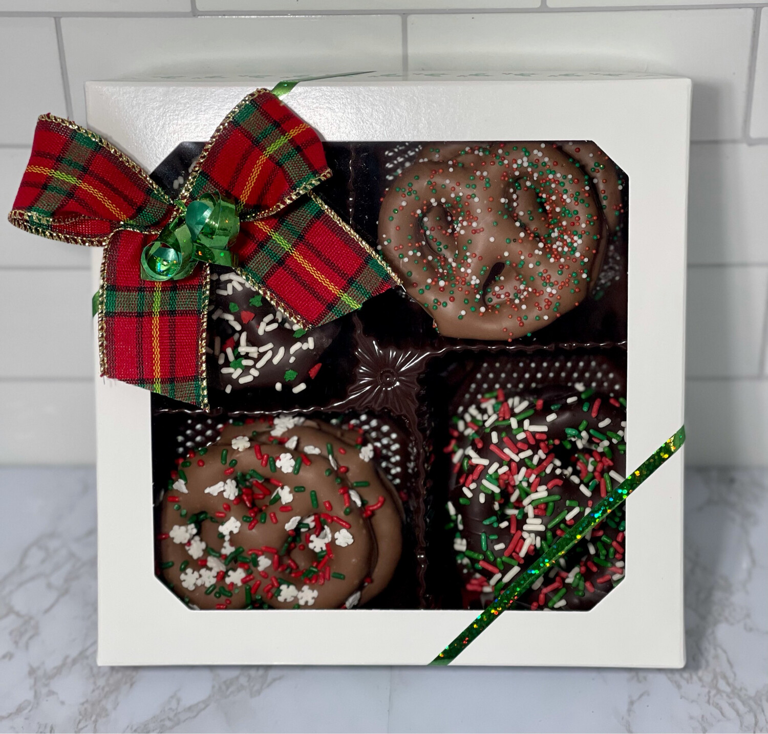Christmas Pretzel Box