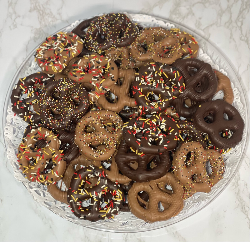 Chocolate Covered Pretzel Tray