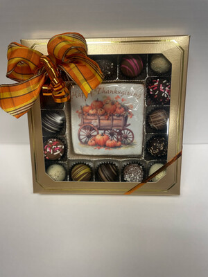 Thanksgiving Cookie Truffle Box