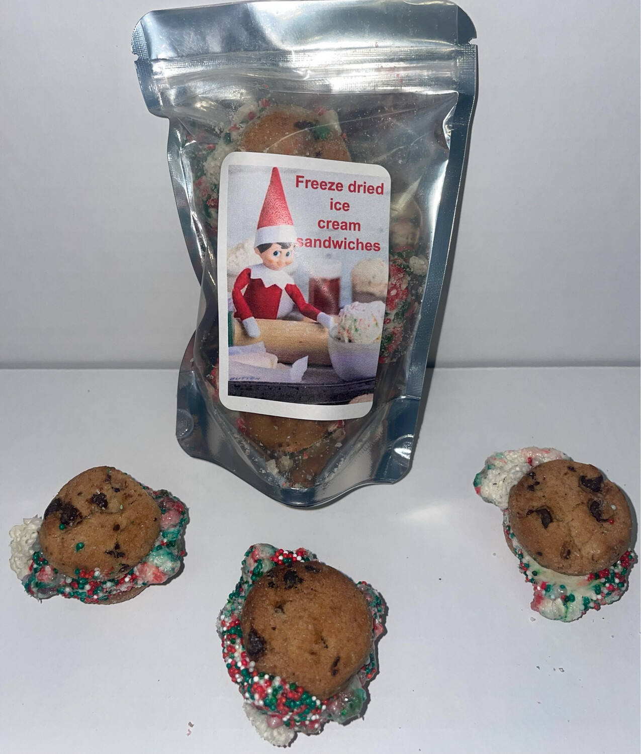 Elf On Shelf Freeze Dried Ice Cream Sandwiches