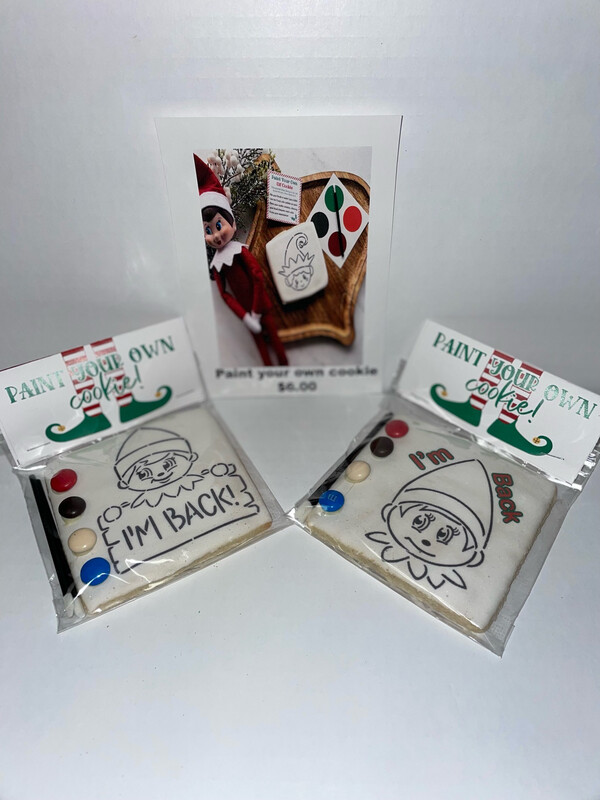 Elf On The Shelf Paint Your Own Cookie