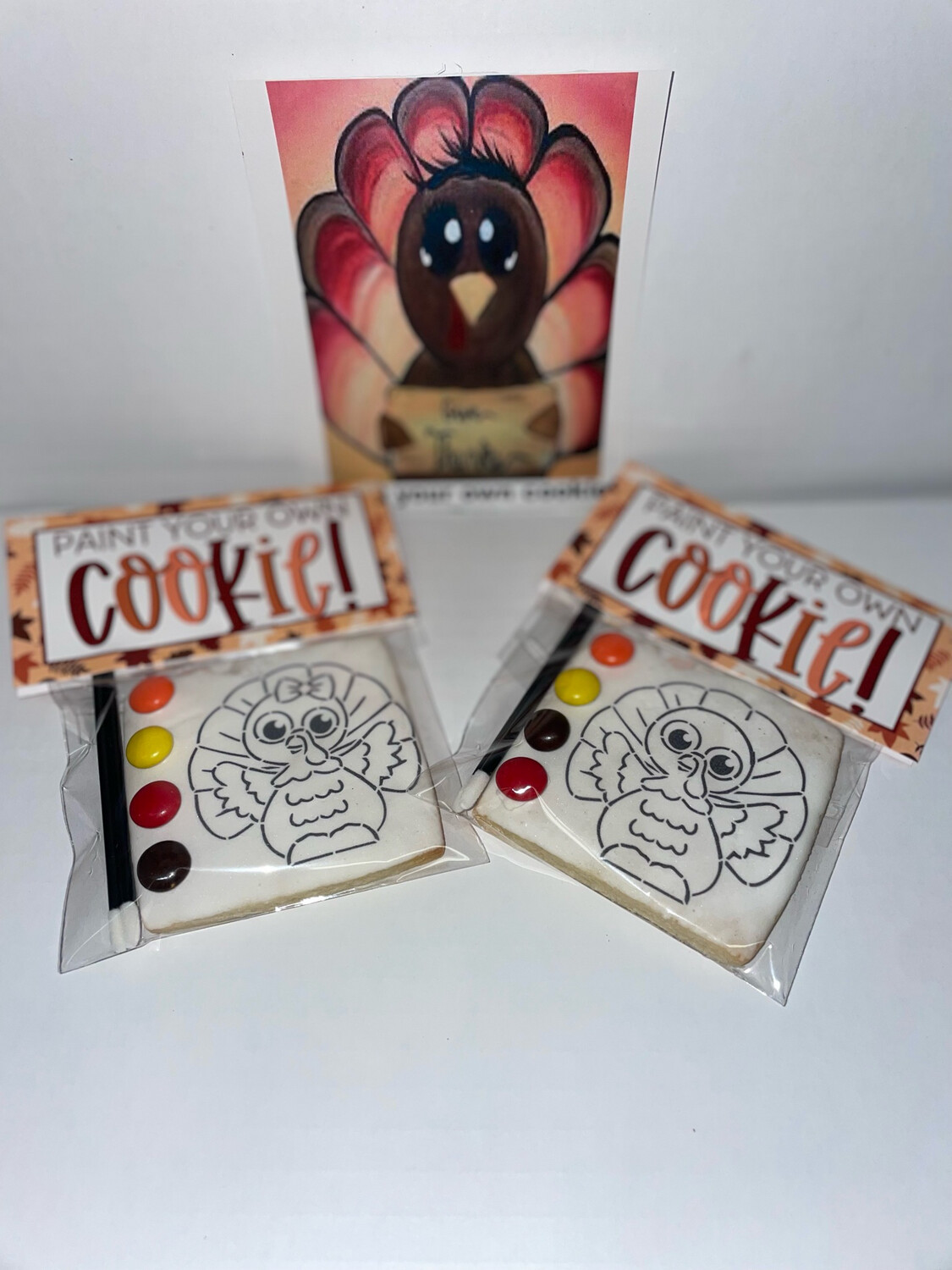 Turkey Paint Your Own Cookie