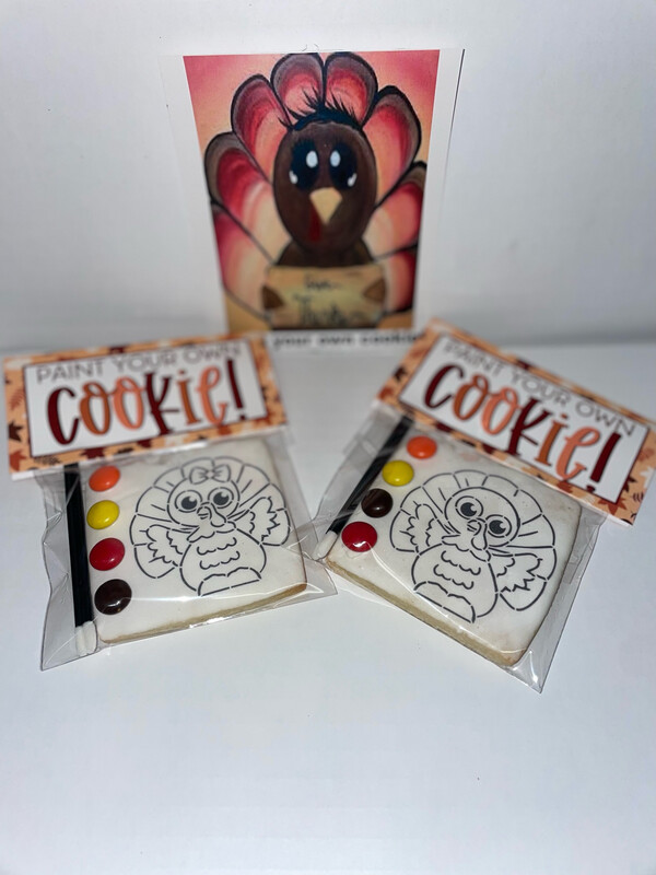 Turkey Paint Your Own Cookie