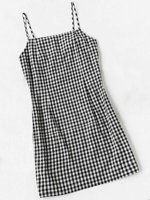 Vestido vichy tirantes