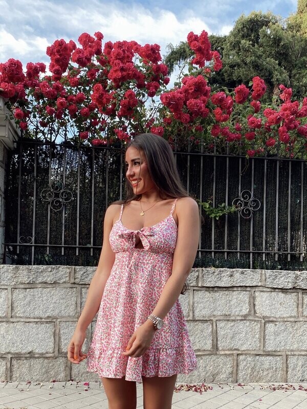 Vestido Raquel rosa