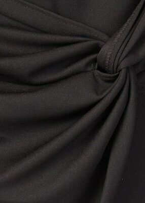 Falda pareo negra