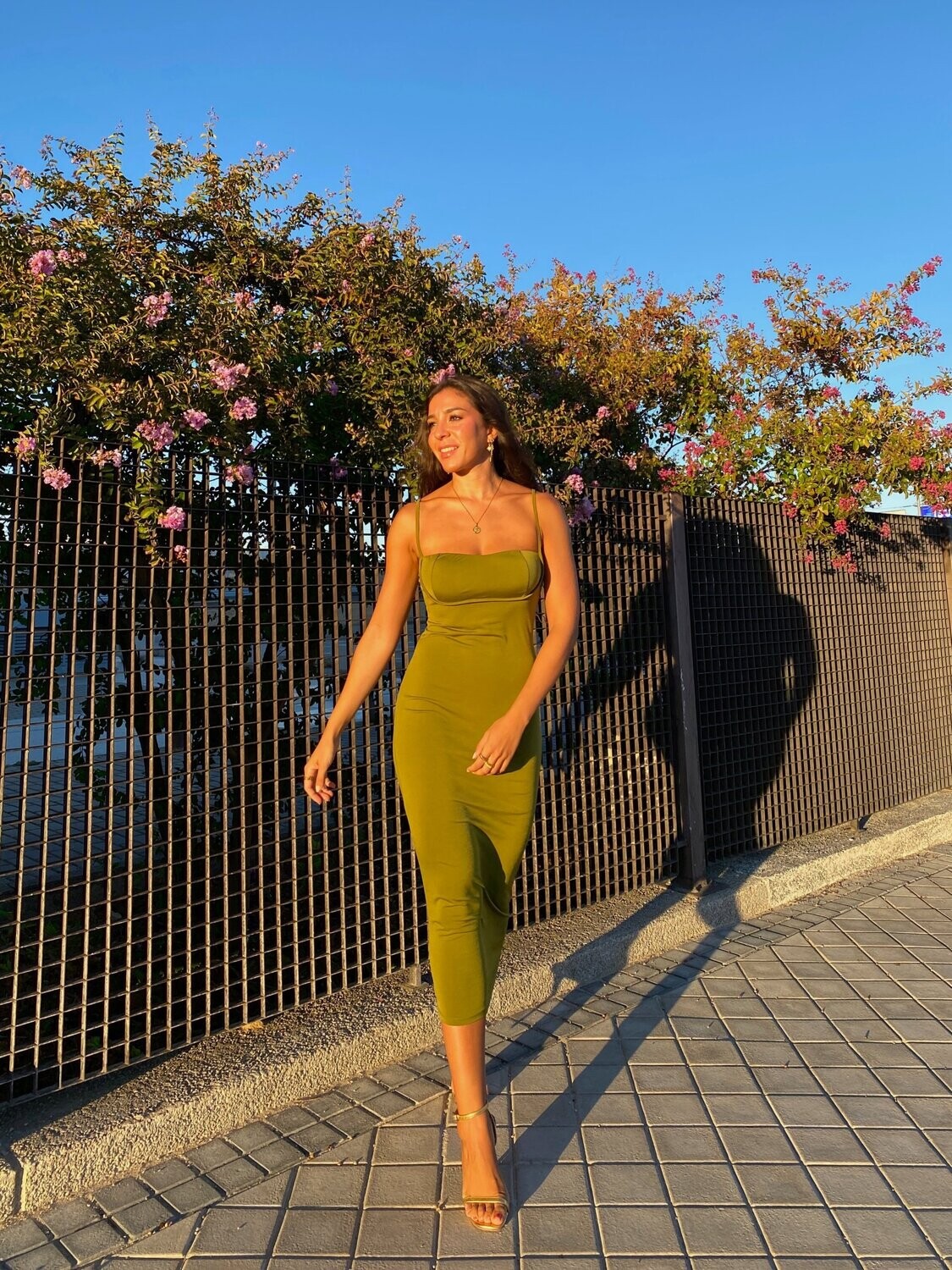 Vestido Elena verde