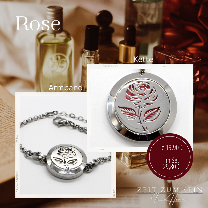 Rose-Aromatherapie-Diffusor-Set