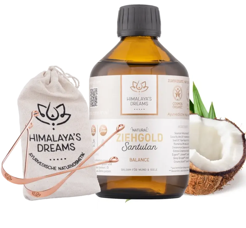 Ziehgold-Set Mundziehöl & Zungenreiniger 250 ml