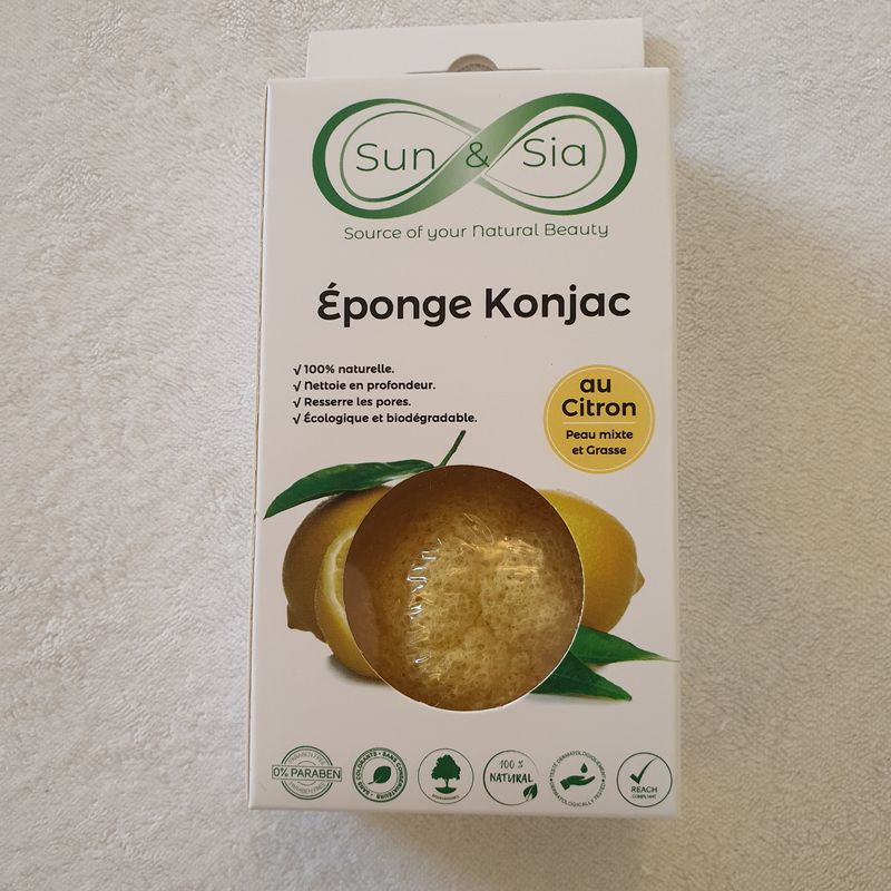 Konjac Schwamm Zitrone