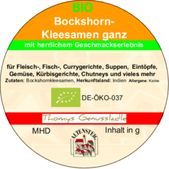 Bockshornkleesamen ganz BIO 50g