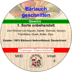Bärlauch geschnitten 50g