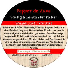 Pepper de Luxe, Saftig fementierter Pfeffer 20g