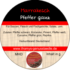 Marrakesch Pfeffer 50g