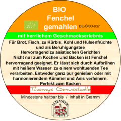 Fenchel gemahlen 50g Fenchel gemahlen 50g