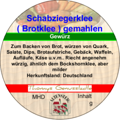 Schabziegerklee ( Brotklee ) gemahlen 40g