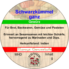 Schwarzkümmel ganz 50g