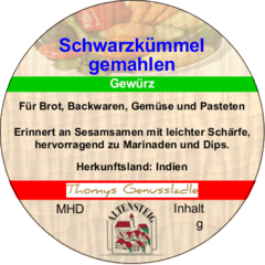 Schwarzkümmel gemahlen 50g