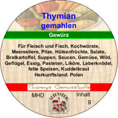 Thymian gemahlen 35g
