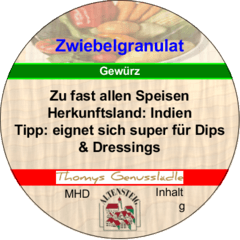 Zwiebelgranulat 50g Zwiebelgranulat 50g