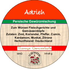 Advieh Persische Gewürzmischung    50g