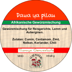 Dawa ya pilau Afrikanische Gewürzmischung   50g