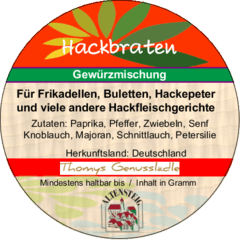 Hackbraten 50g Hackbraten 50g